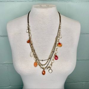 NWT Ann Taylor Loft layered necklace